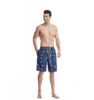 Quick Drying Beach Pants Swimming Trunks for Men Summer Surfing Boardshorts Mens Swimwear